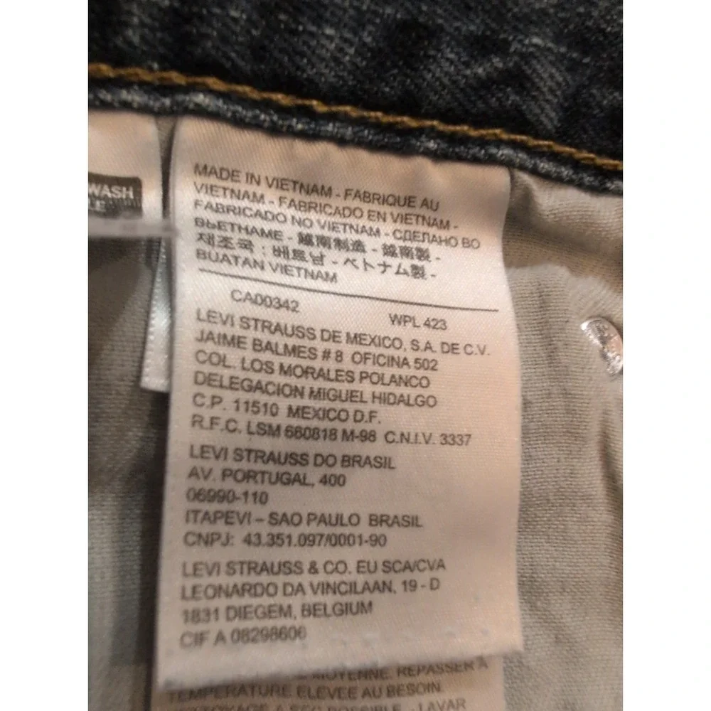 Levi's 569 Loose Straight Fit Mens Blue Jeans Sz 36 x 34 100% Cotton GUC